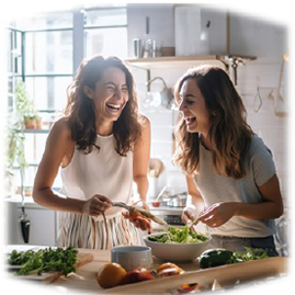 Coaching session representing feeling better and living better